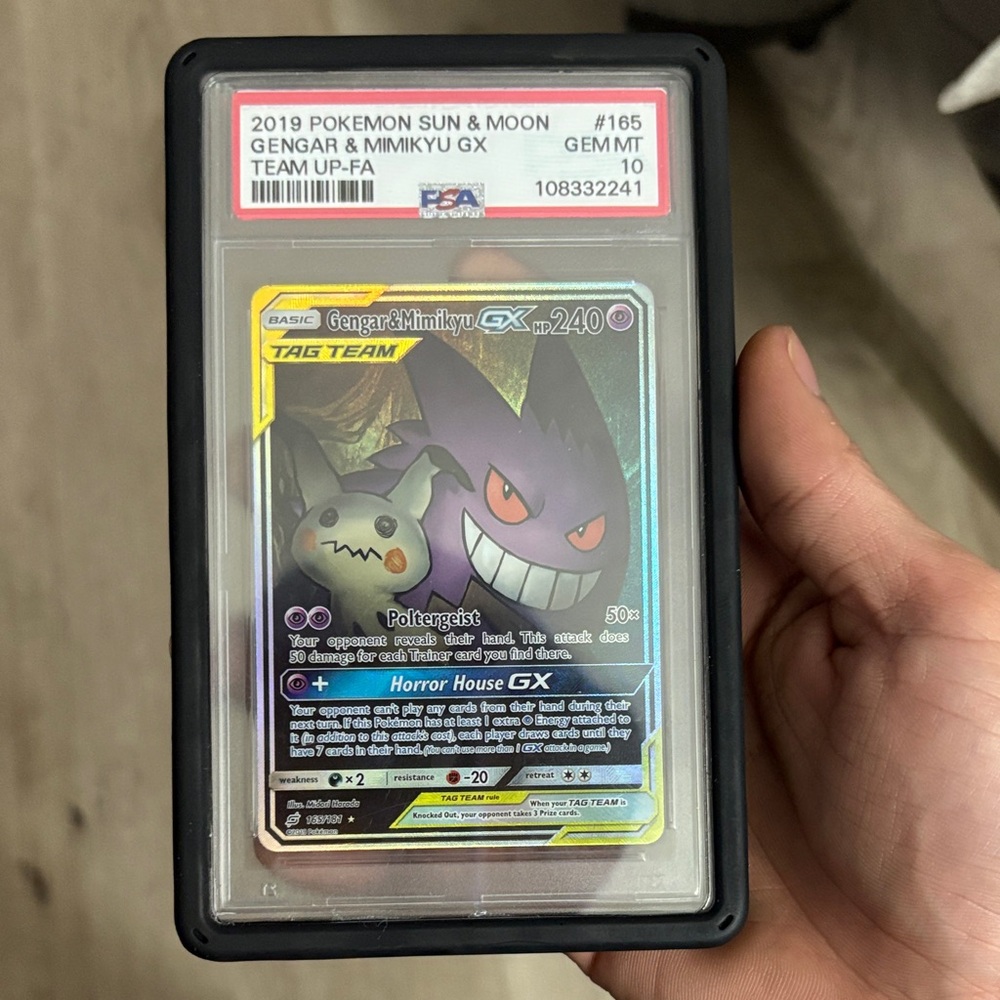 Pokemon Gengar & Mimikyu GX Card Protector
